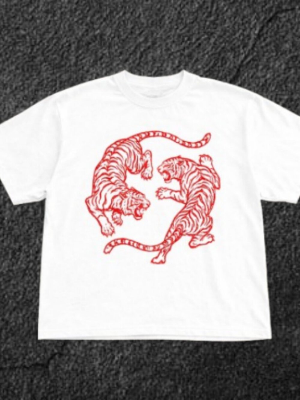 Fighting Tigers Tattoo Art Graphic Shirt
